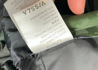 VISSLA Outdoor Jacke Parker grau grün Gr. L