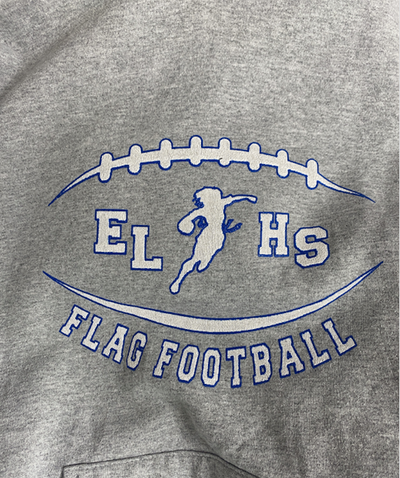 University Hoodie  "East Lake Highschool Flag Football"  Gr. M