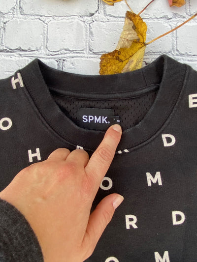 SPMK Spellout Sweater " GO HOME - GO HARD" Gr. S