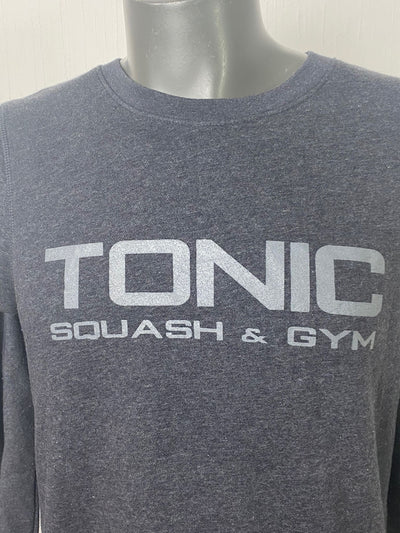 Sweater "Tonic Gym & Squash" Fitness Merch grau Gr. M