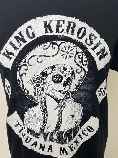 King Kerosin Graphic Shirt "Tijuana Mexico" schwarz Gr. L