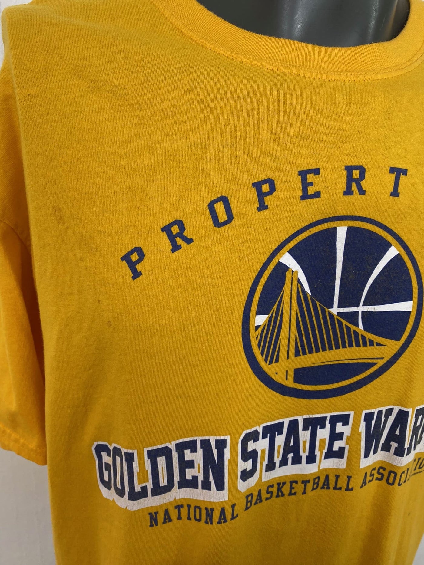 USA Basketball Shirt "Golden State Warriors" gelb Gr. XL