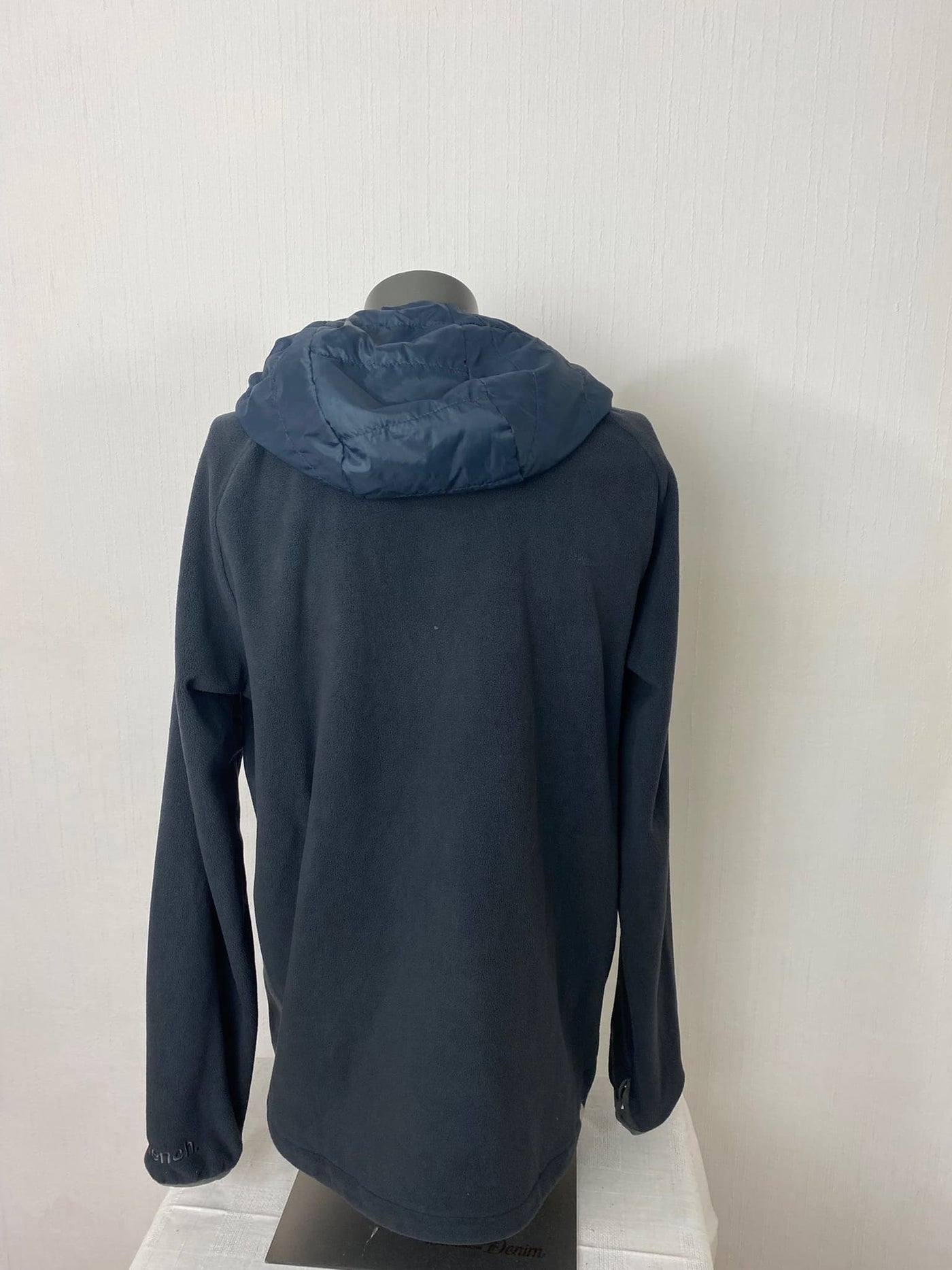 BENCH Fleece Hoodie Full Zip blau Gr.XL