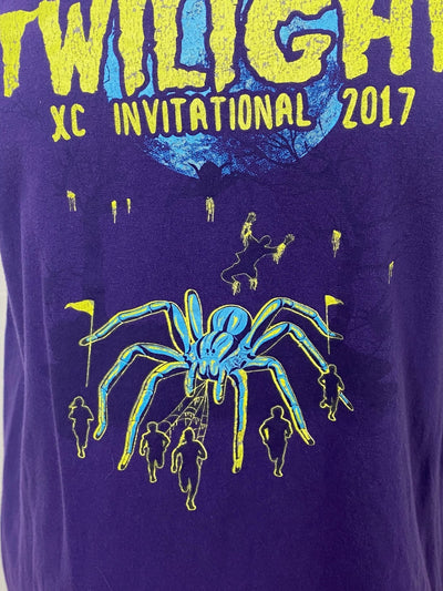 NIKE Graphic Shirt Glow in the Dark "Twilight Invitational XC 2017" Gr.M