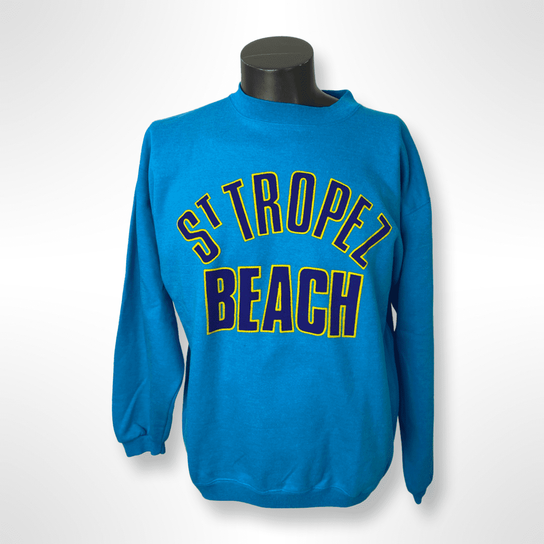 Vintage Sweater "St. Tropez Beach" Gr. L