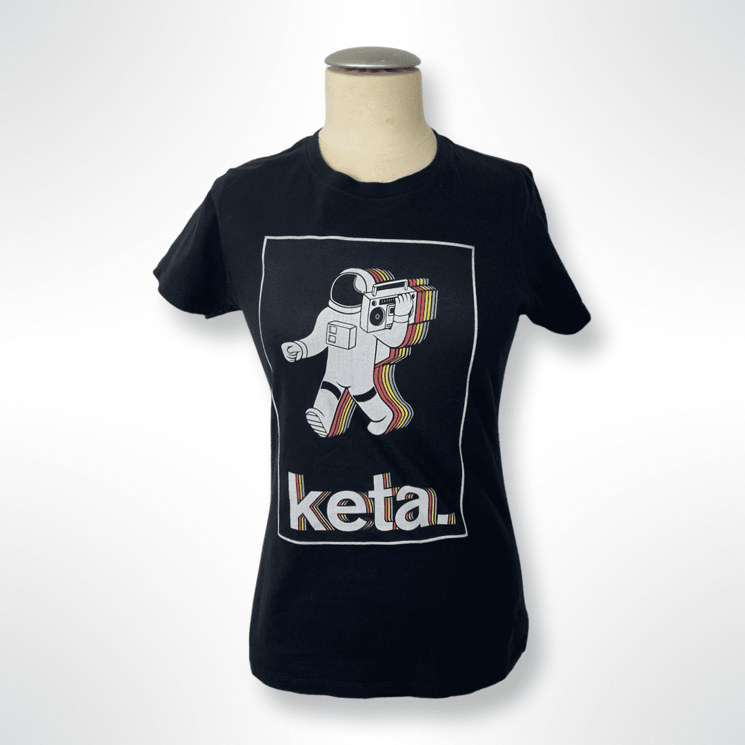 Graphic Shirt KETA Astronaut schwarz Gr. S