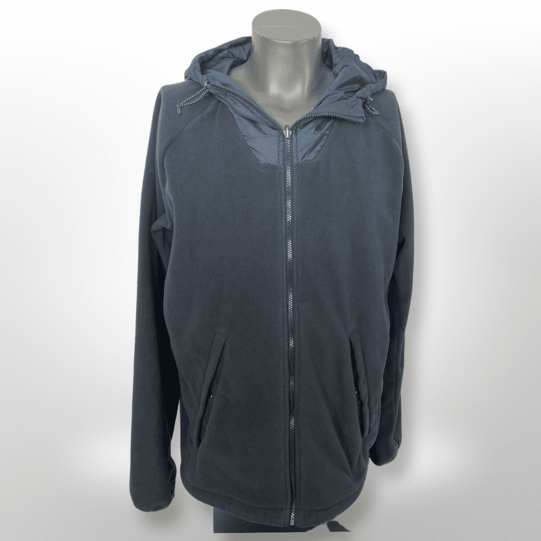 BENCH Fleece Hoodie Full Zip blau Gr.XL