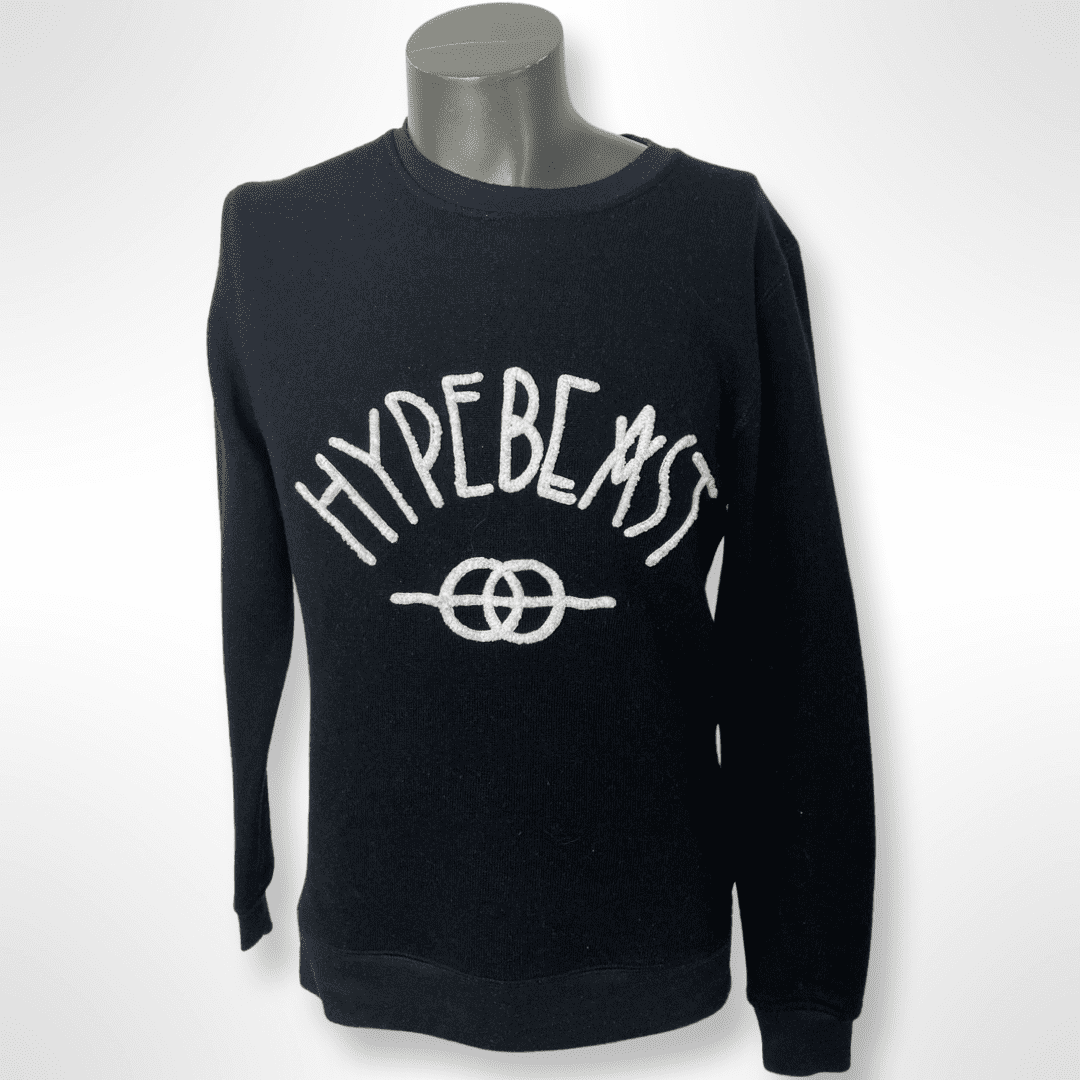 HYPEBEAST x BWGH Crewneck Sweater schwarz Gr. M