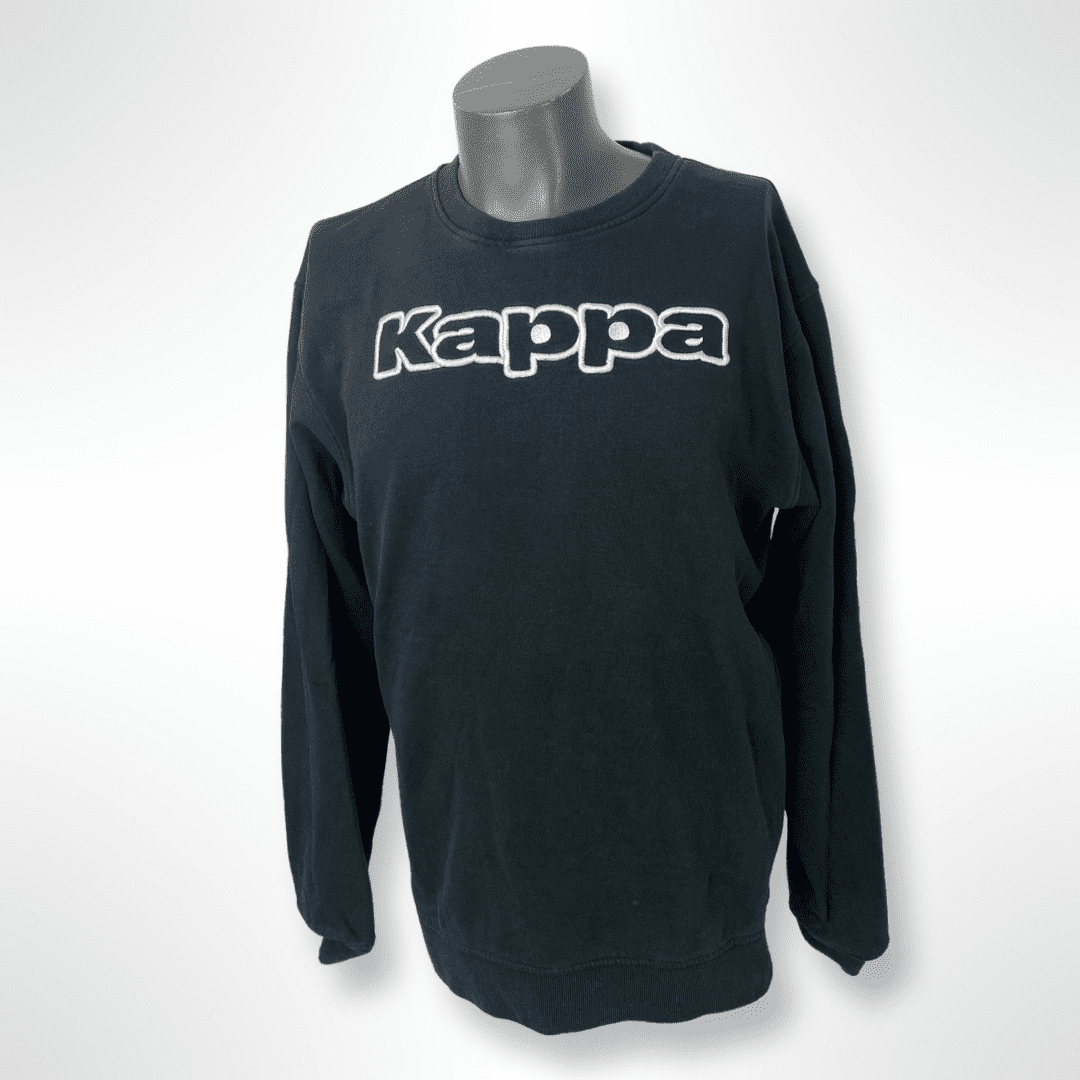 KAPPA Logo Sweater embroided schwarz Gr. XL