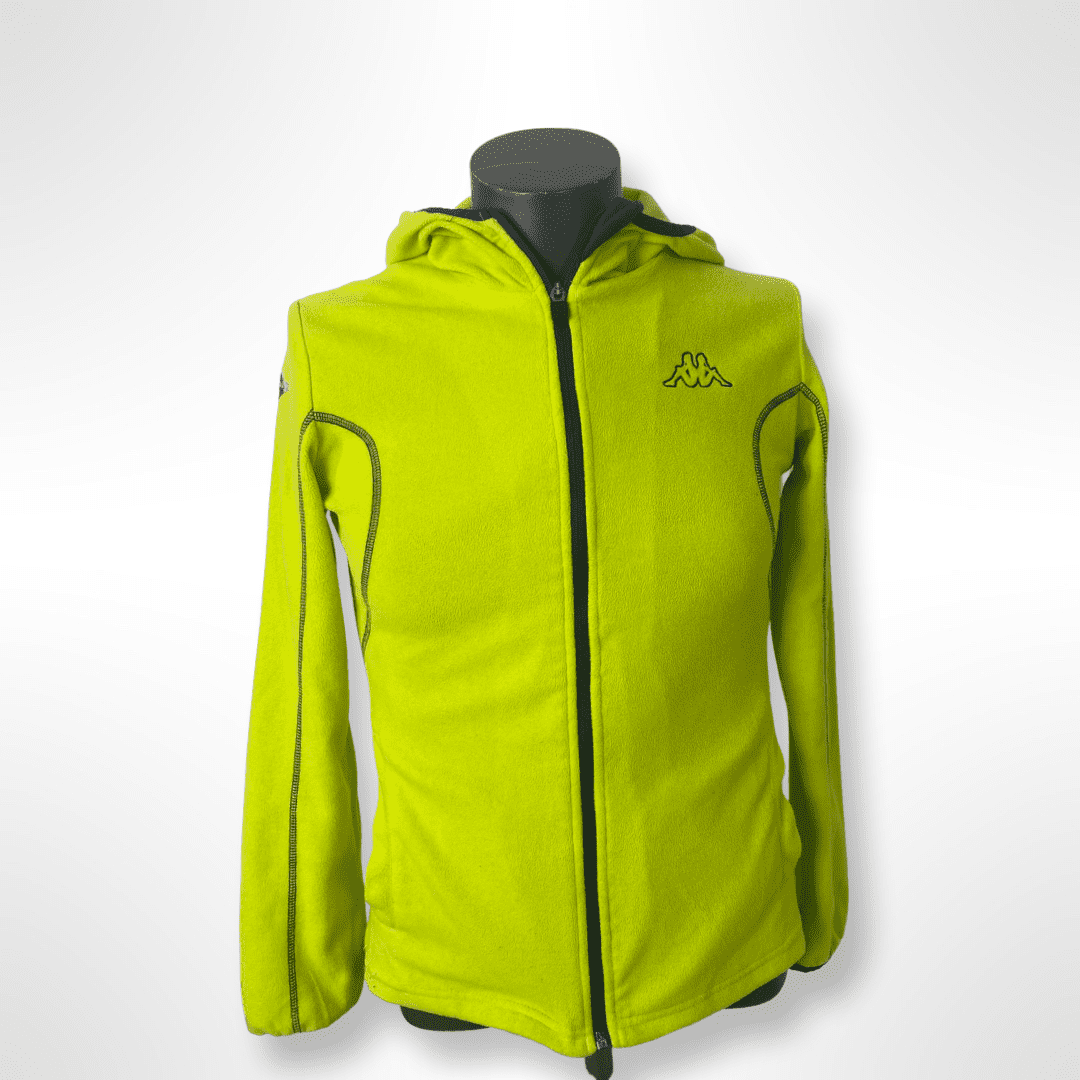 KAPPA Full Zip Fleece Jacke neon Gr. M