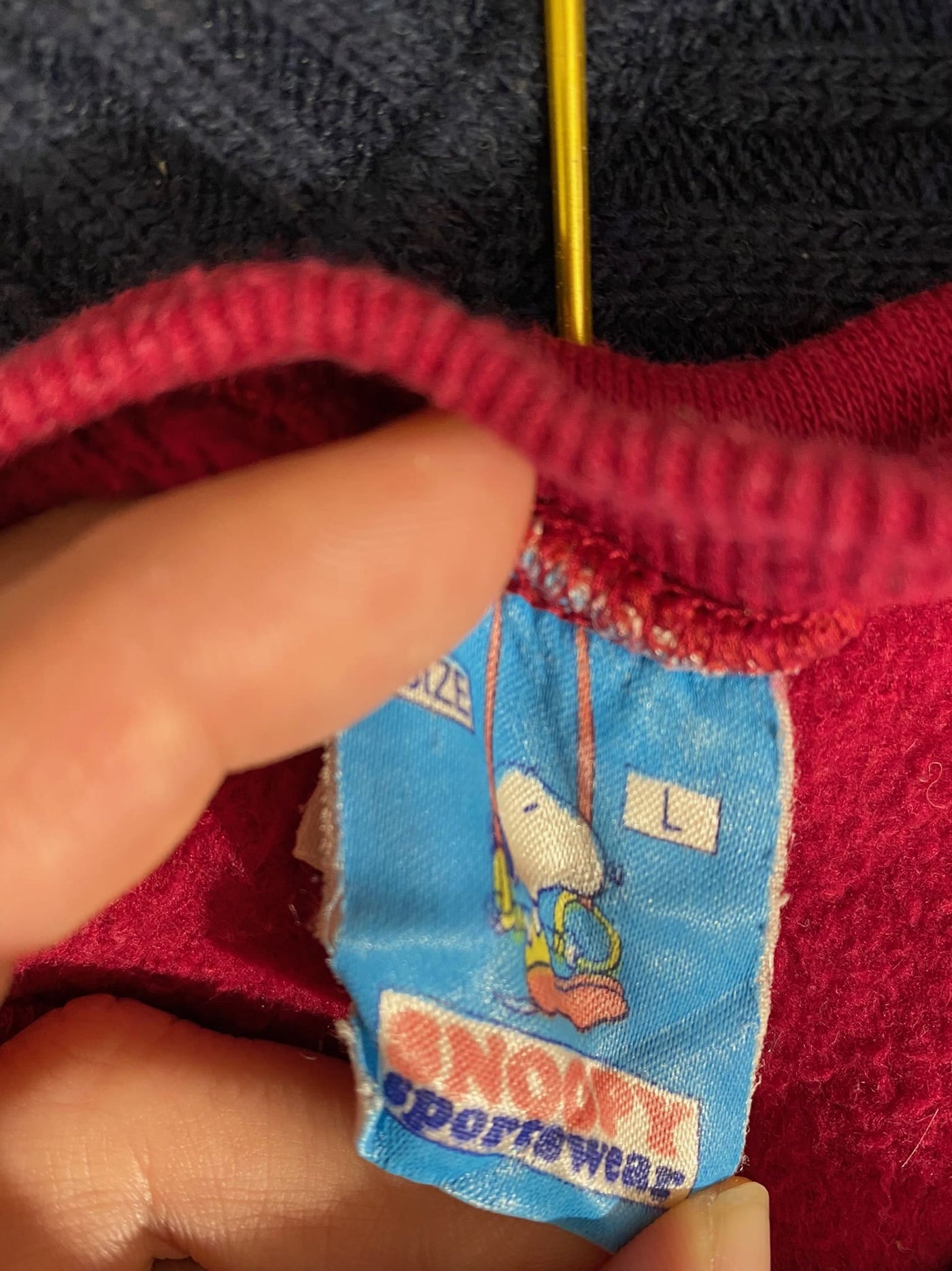 VINTAGE Snoopy Sweater (1958) Gr. L