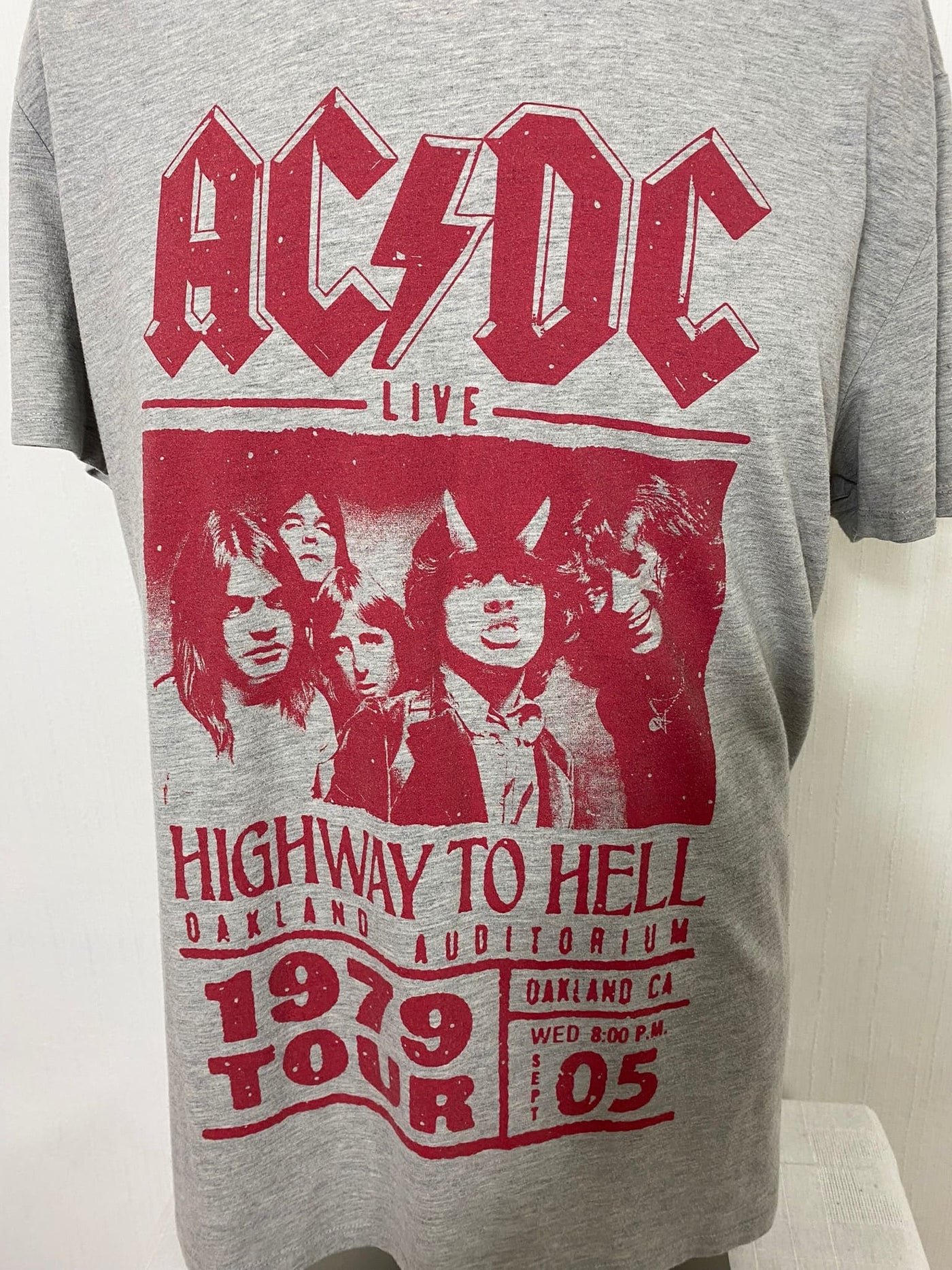 Band Shirt "ACDC - Highway to Hell" Gr. XL