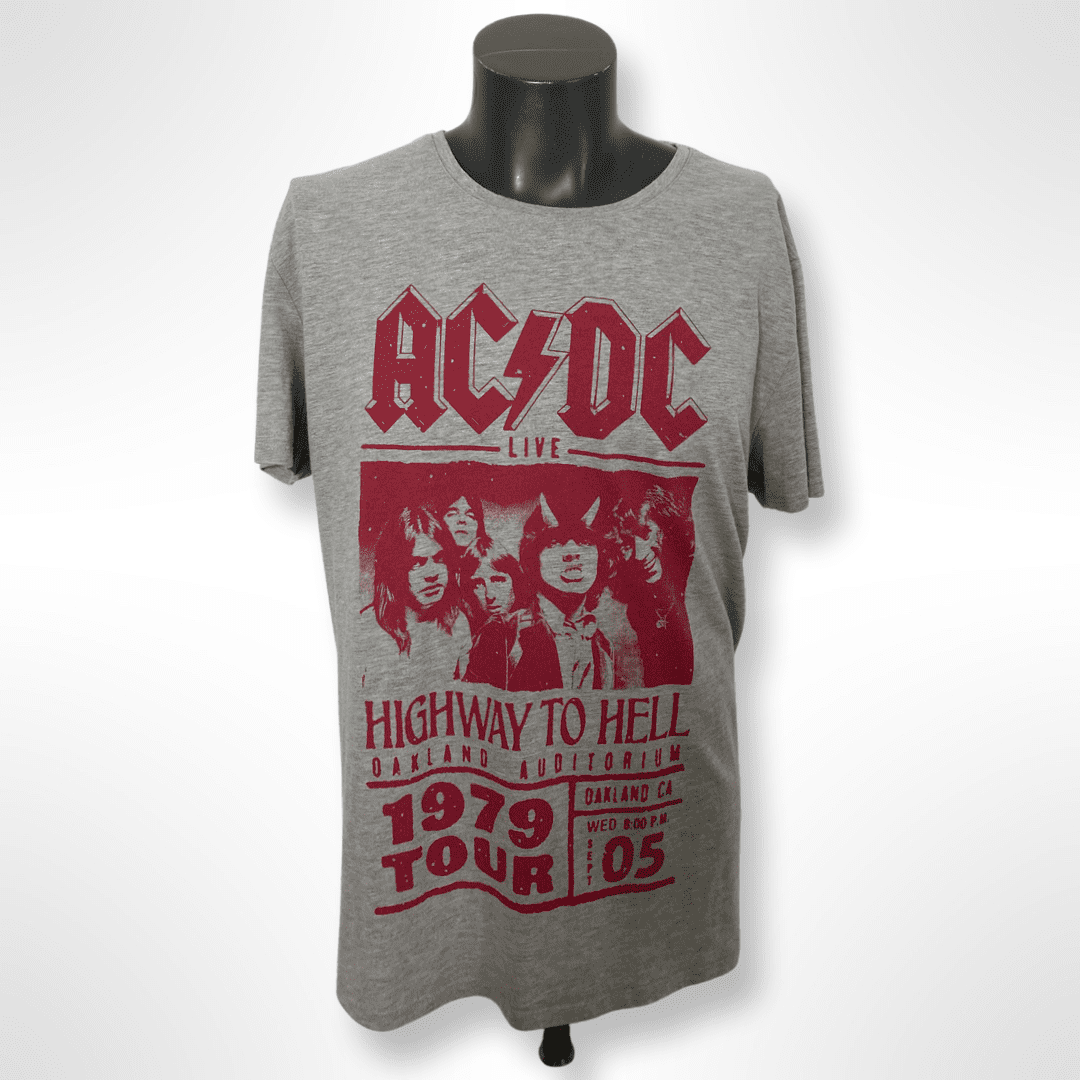 Band Shirt "ACDC - Highway to Hell" Gr. XL