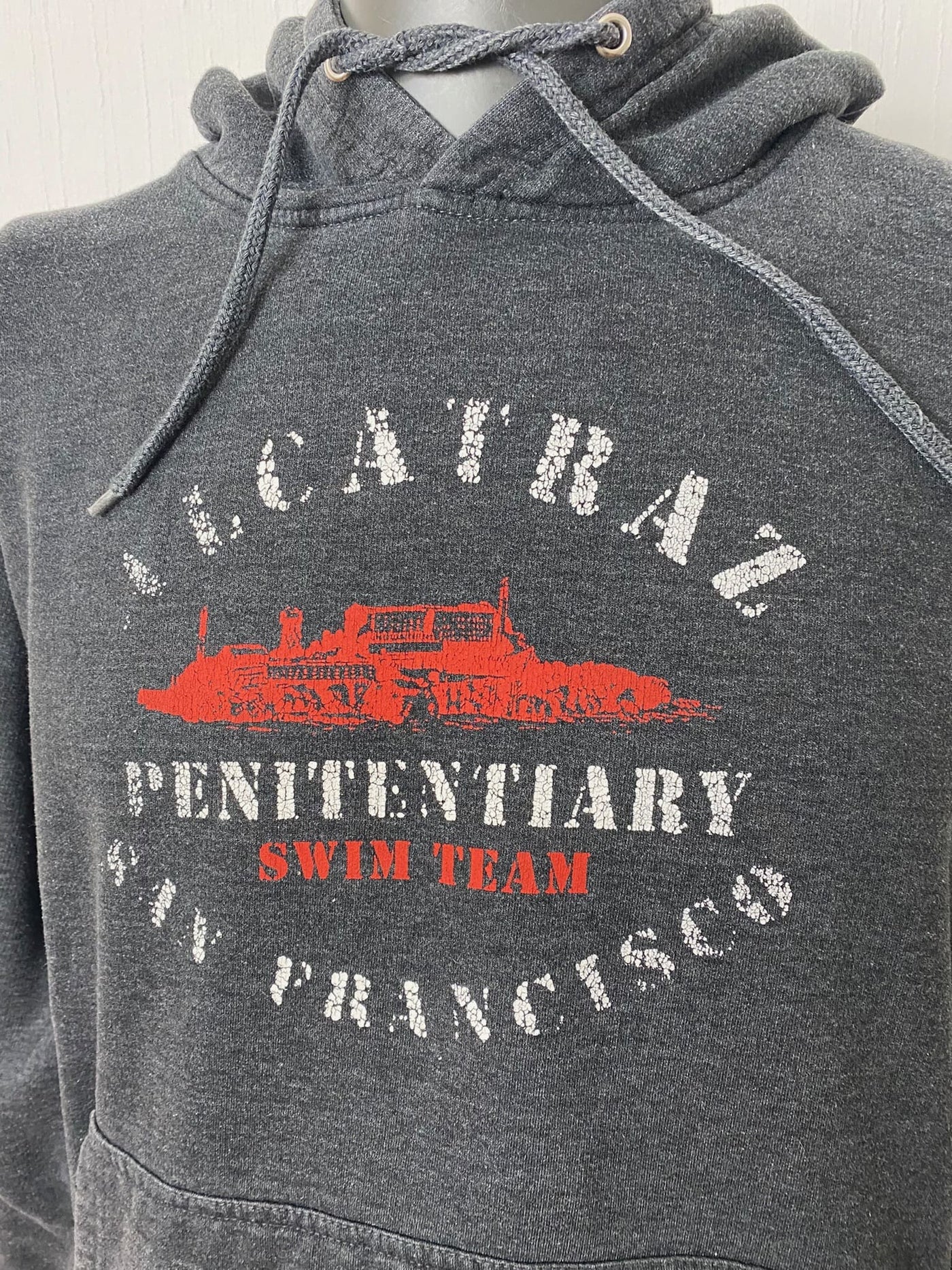 Hoodie "Alcatraz Swim Team San Francisco " Unisex Gr. L