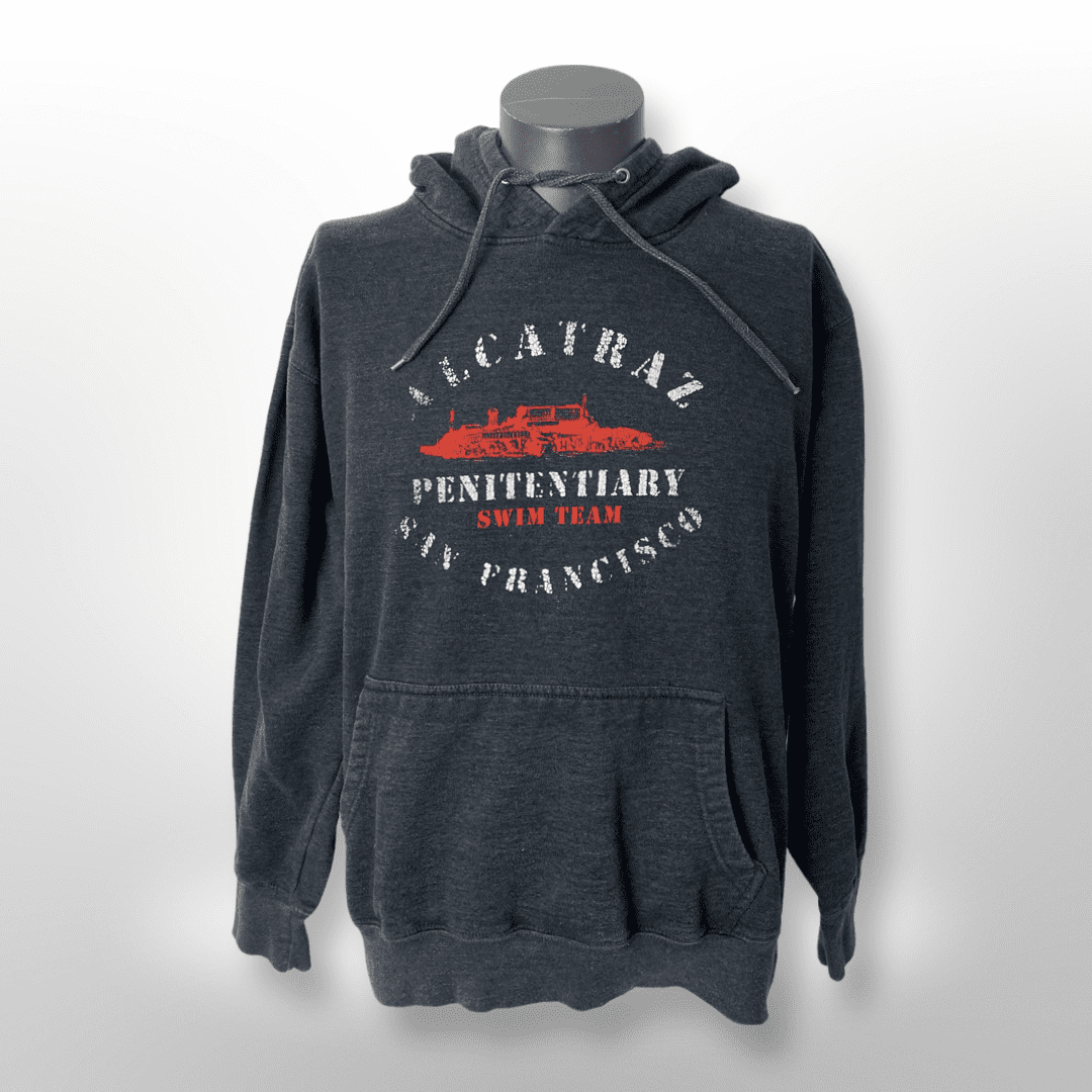 Hoodie "Alcatraz Swim Team San Francisco " Unisex Gr. L