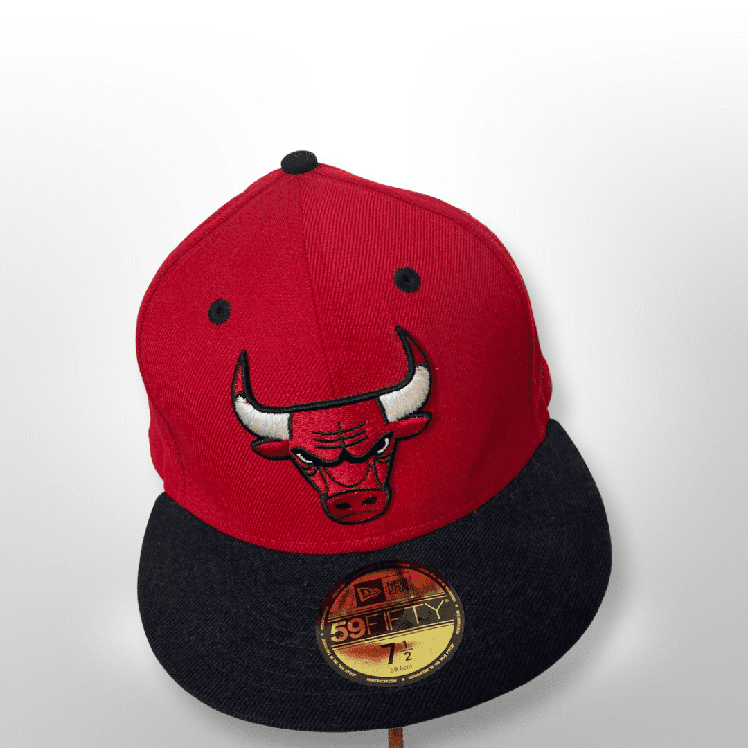 Cap "Chicago Bulls" rot Logo Gr. 7,5