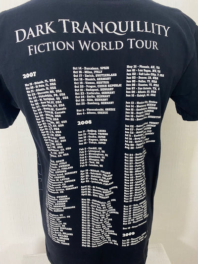 Vintage Band Shirt "Dark Tranquility Fiction World Tour 2007" Gr. M