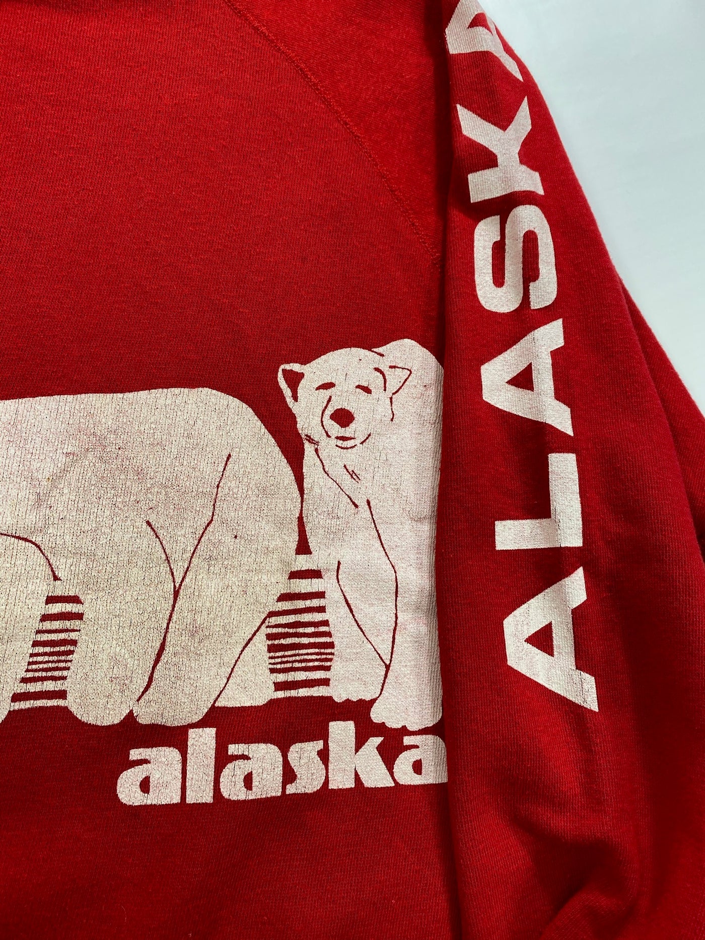 Vintage 80s Graphic Sweater "ALASKA" Gr. L