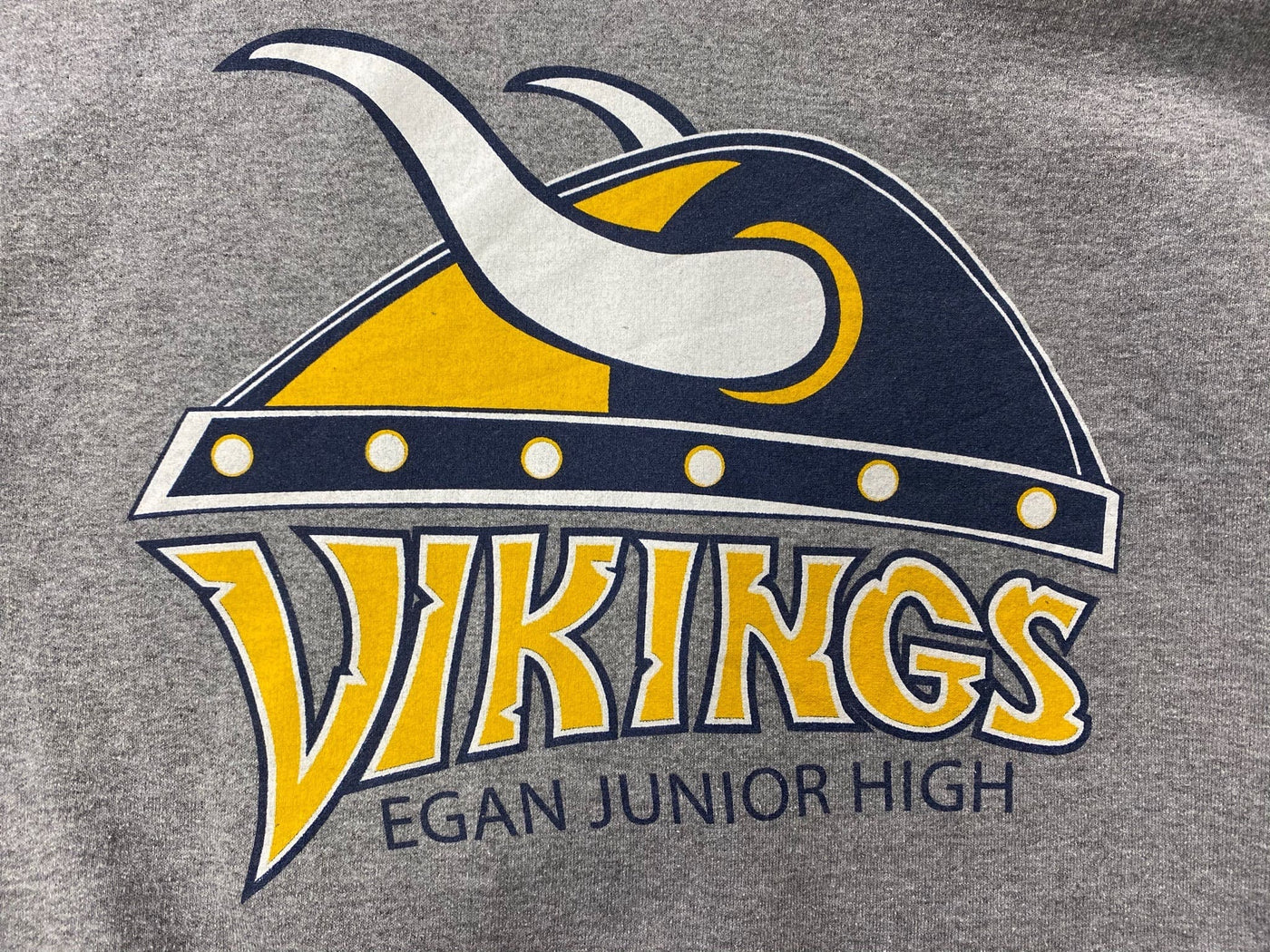 University Hoodie Jerzees "VIKINGS Egan Junior High Los Altos"  Gr. M