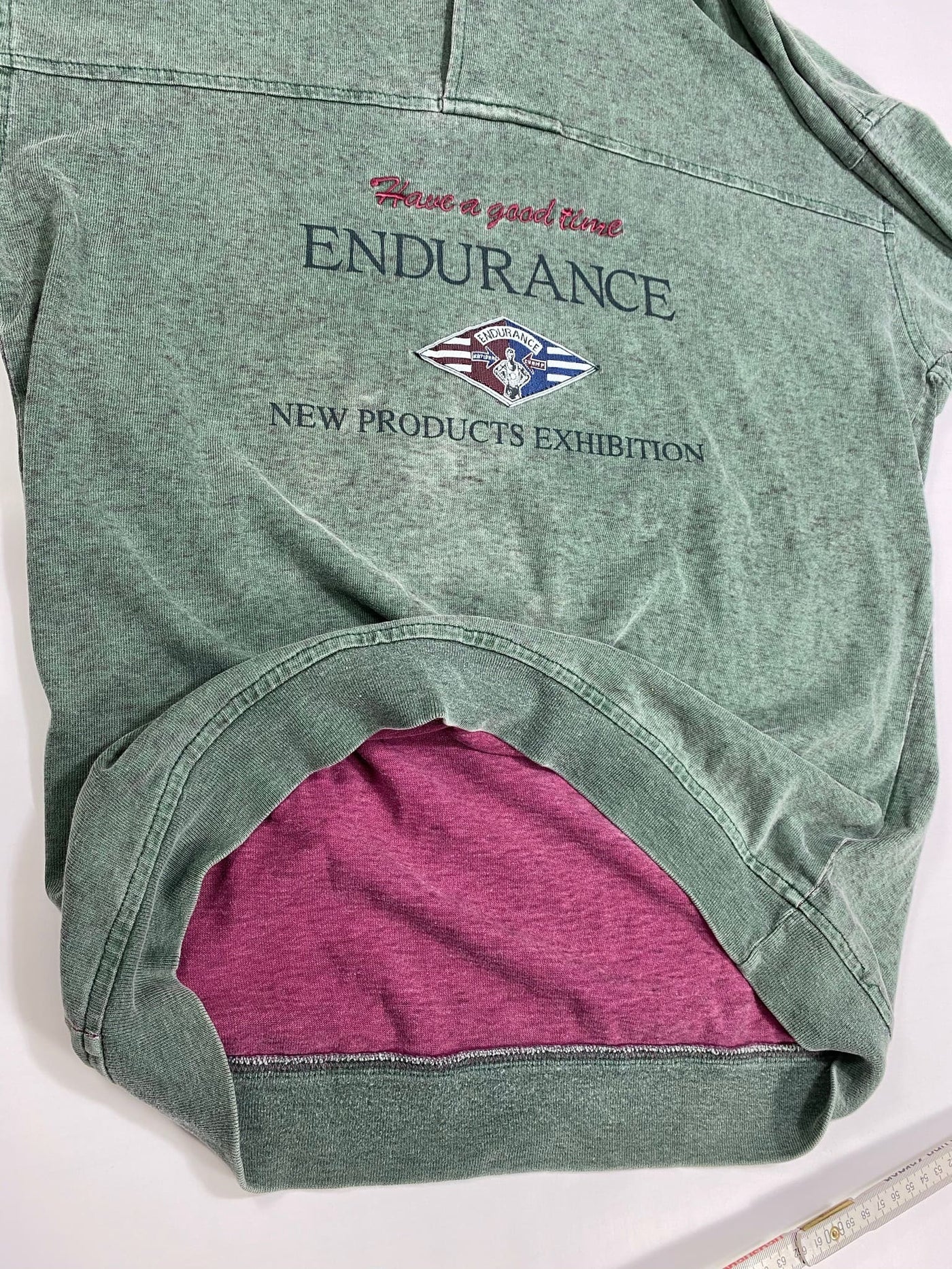 Vintage Hoodie "Endurance" embroidered Gr. L