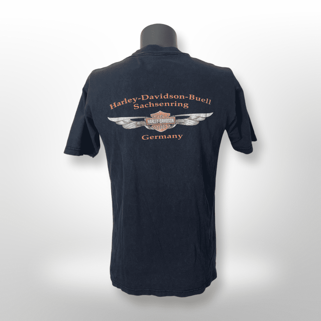 Vintage Harley Davidson Shirt "Tribal - Sachsenring (2002)" Gr. M