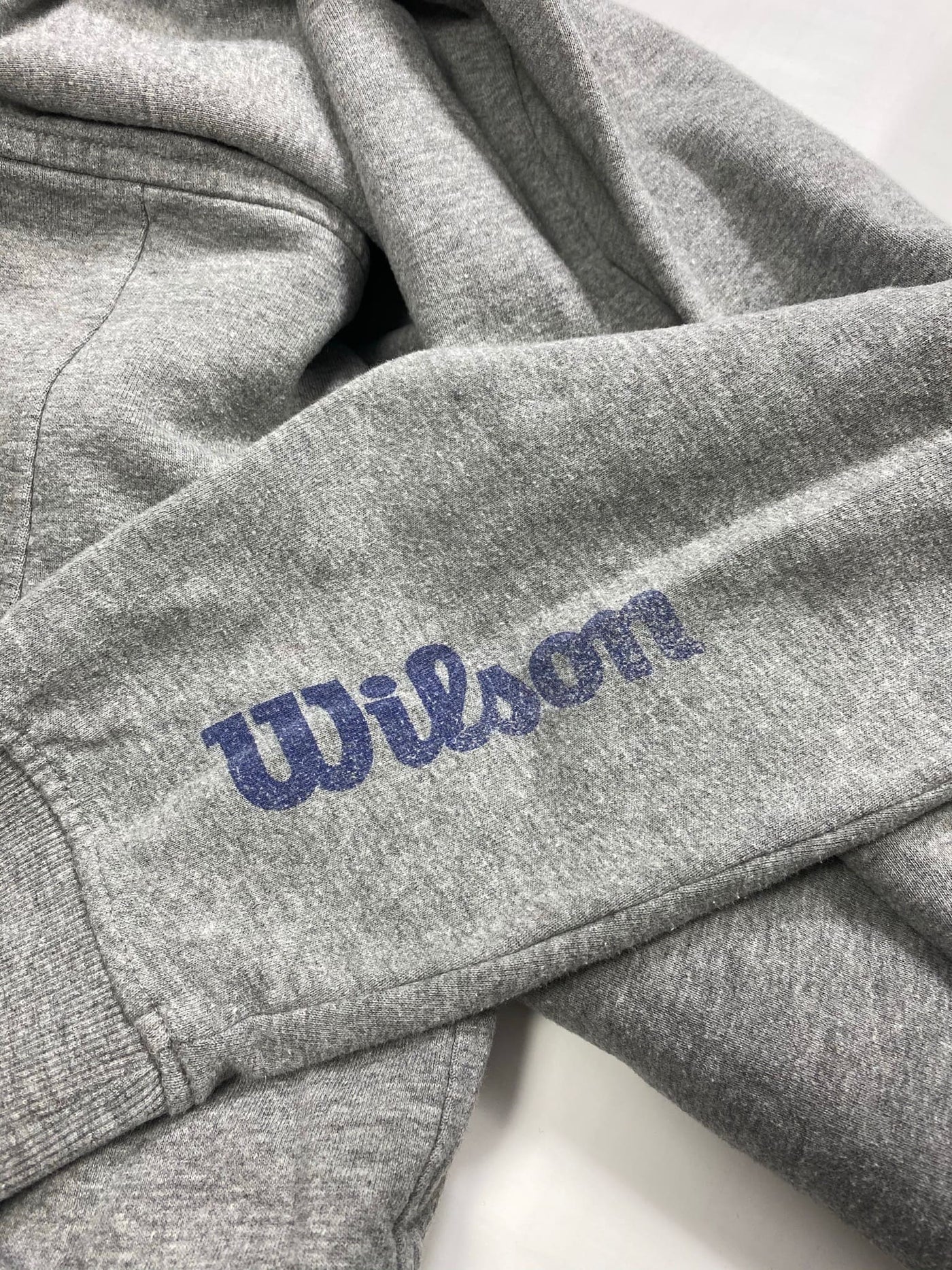 WILSON Logo Hoodie "W" grau Gr. XL