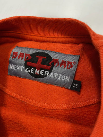 Graphic Sweater "Bad + Mad" embroidered Gr. M