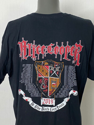 Alice Cooper Band Shirt  "Ol Black Eyes Tour 2019" Gr. XXL